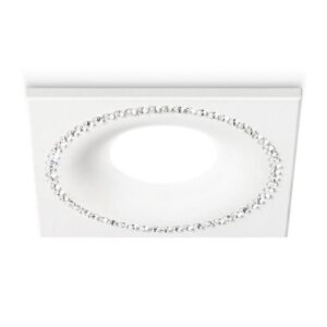 GFA191 Faretto alluminio bianco + crist. 1xGU10. – 1-GL099297
