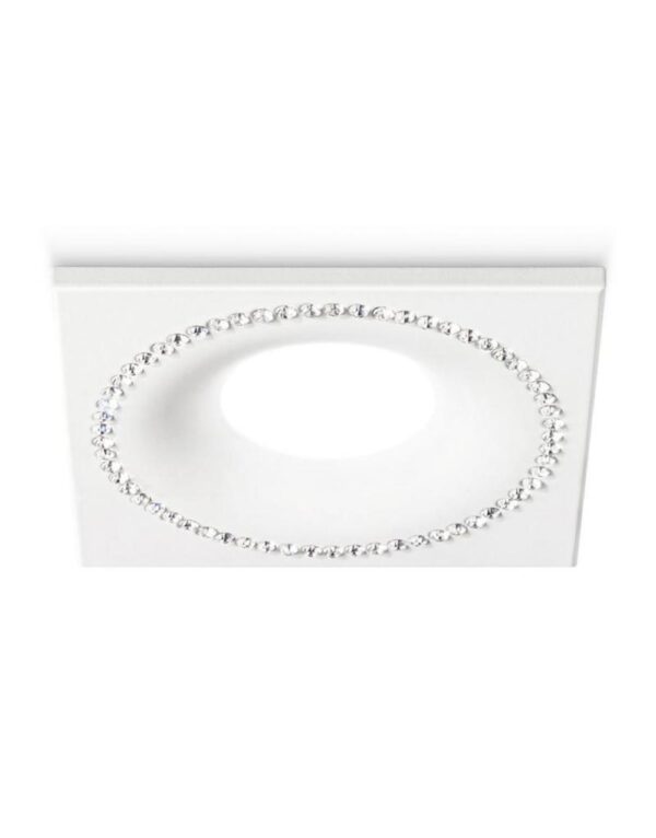 GFA191 Faretto alluminio bianco + crist. 1xGU10. – 1-GL099297