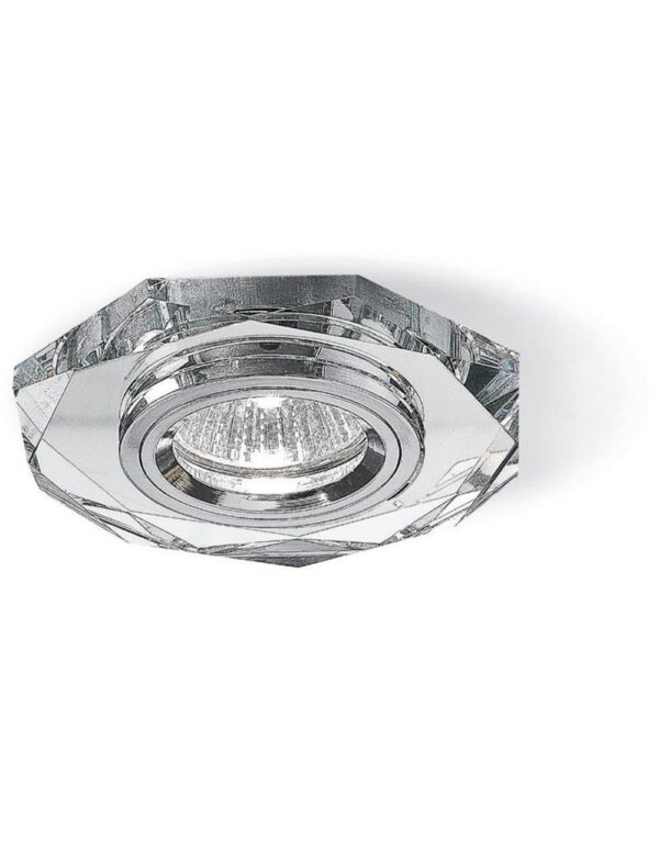 GFA322 Faretto metallo cromo. Diff. crist. 1xGU10 – 1-GL055972
