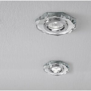 GFA322 Faretto metallo cromo. Diff. crist. 1xGU10 – 1-GL055972