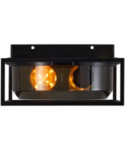 Nordlux Griffin 2218126047 Εξωτερικό Φωτιστικό Οροφής 1xE27IP44 Smoked