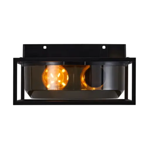 Nordlux Griffin 2218126047 Εξωτερικό Φωτιστικό Οροφής 1xE27IP44 Smoked