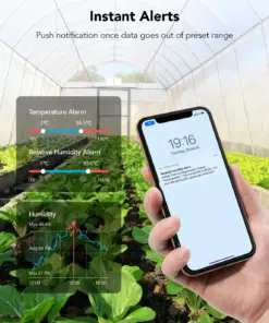 Smart Bluetooth Ψηφιακό Θερμόμετρο Υγρόμετρο H5075 Govee 1.SH.01.G034