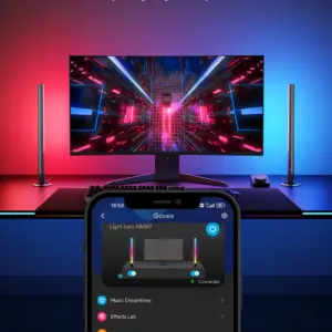 RGBIC Wi-Fi Gaming Light Bars H6047 Govee 1.SH.01.G026
