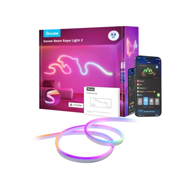 Wi-Fi Smart Σετ Neon LED RGBIC 5m H61D5-W Govee 1.SH.01.G058