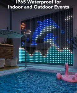 Wi-Fi Smart Λαμπάκια LED Κουρτίνα RGBIC 1.5x2m H70B3 Govee 1.SH.01.G068