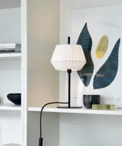 DICTE Table E14 Table White Textile, Metal Nordlux – 1-NR2112405001