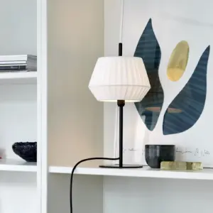 DICTE Table E14 Table White Textile, Metal Nordlux – 1-NR2112405001