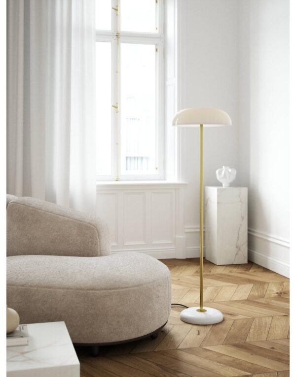 Glossy | Floor lamp | White – 1-NR2220344001