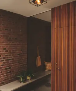 Nordlux Griffin 2218126047 Εξωτερικό Φωτιστικό Οροφής 1xE27IP44 Smoked