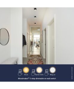 MAYA WALL LAMP WHITE/SAND GREY  LED 12W 2700K – 1-FR40103