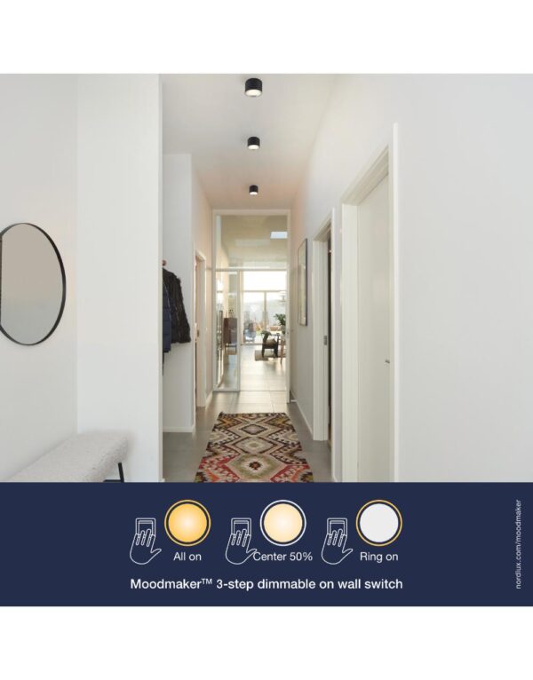 MAYA WALL LAMP WHITE/SAND GREY  LED 12W 2700K – 1-FR40103