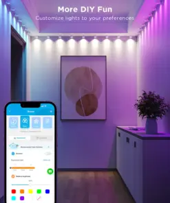 Smart Γιρλάντα Φωτισμού LED Downlights RGBIC 5m H608A Govee 1.SH.01.G067