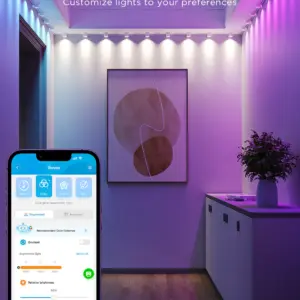 Smart Γιρλάντα Φωτισμού LED Downlights RGBIC 5m H608A Govee 1.SH.01.G067