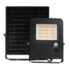 Ηλιακός Προβολέας LED 15W Dimmable CCT 1900lm με Φωτοβολταικό Πάνελ Τηλεχειριστήριο Ανιχνευτή Κίνησης IP65  Μαύρος ACA – NOREL15CCT