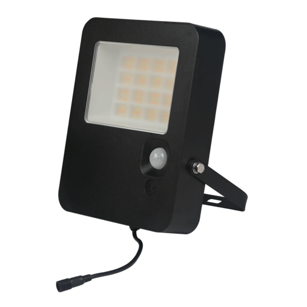 Ηλιακός Προβολέας LED 32W Dimmable CCT 1900lm με Φωτοβολταικό Πάνελ Τηλεχειριστήριο Ανιχνευτή Κίνησης IP65  Μαύρος ACA – NOREL32CCT