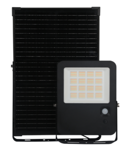 Ηλιακός Προβολέας LED 60W Dimmable CCT 9000lm με Φωτοβολταικό Πάνελ Τηλεχειριστήριο Ανιχνευτή Κίνησης IP65 Μαύρος ACA – NOREL60CCT