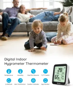 Smart Bluetooth Ψηφιακό Θερμόμετρο Υγρόμετρο H5075 Govee 1.SH.01.G034