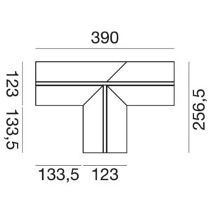 PCATA1 Carrara raccordo piccolo a T – 1-GL145406