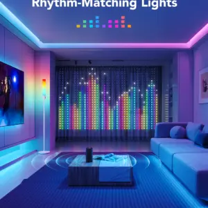 Wi-Fi Smart Λαμπάκια LED Κουρτίνα RGBIC 1.5x2m IP65 H70B1 Govee 1.SH.01.G027