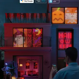Wi-Fi Smart Λαμπάκια LED Κουρτίνα RGBIC 1.5x2m IP65 H70B1 Govee 1.SH.01.G027