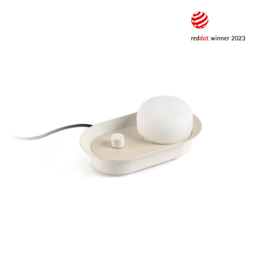 PR45592BI38871_40103_MAYA_APLIQUE_BLANCO_BEIGE_8W_2700K_SZ2 MAYA WALL LAMP WHITE/SAND GREY LED 12W 2700K – 1-FR40103