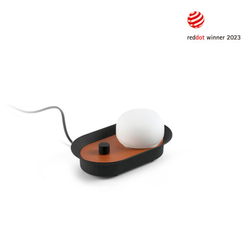 PR45593BI38899_40104_MAYA_APLIQUE_NEGRO_TERRACOTA_8W_2700K_SZ2 MAYA WALL LAMP BLACK/ TERRACOTTA LED 12W 2700K – 1-FR40104