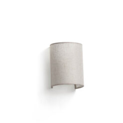 OTTON LINEN WALL LAMP 1xE27 VER. ROUND 200x150x120 – 1-FR66400-101