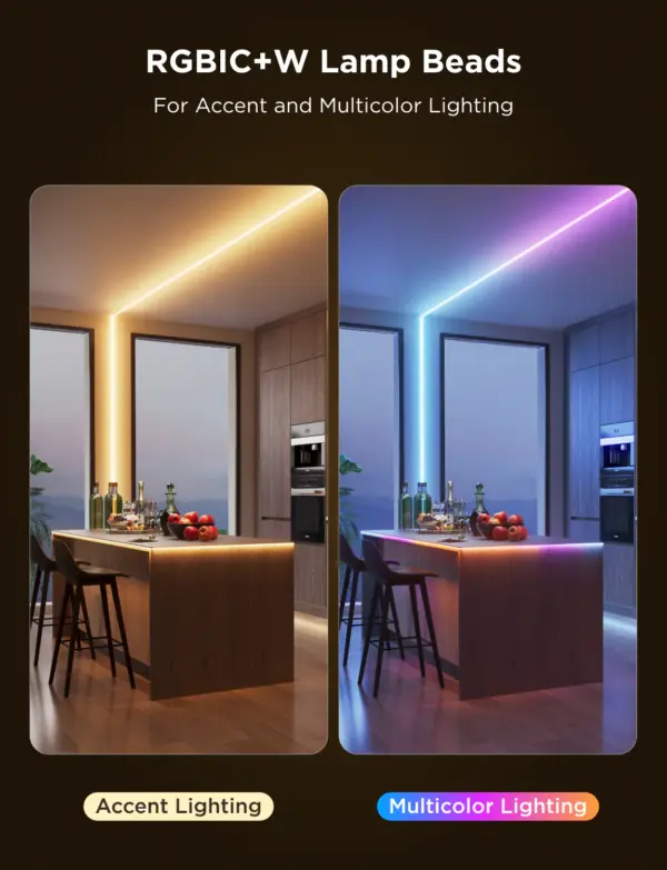 Wi-Fi Smart Σετ Ταινίας LED COB RGBIC 5m  H61E5 Govee 1.SH.01.G059