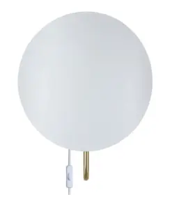Spargo | Wall light | White/Brass – 1-NR2320361001