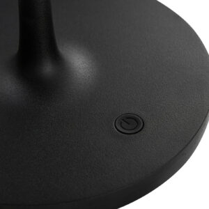 Nordlux Sponge On A Stick Black – Φορητή Επαναφορτιζόμενη LED Λάμπα Black IP44 4.8W 2700K Dimmable