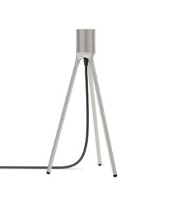 Tripod table brushed steel H 36 cm – 1-UM4206
