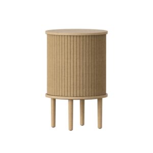 Audacious side Table Tambour doors – Sugar Brown – 1-UM708-01