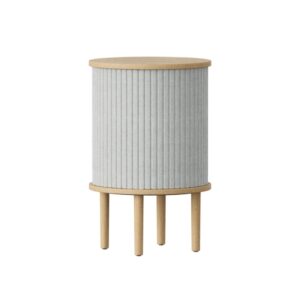 Audacious side Table Tambour doors – Sterling – 1-UM708-03