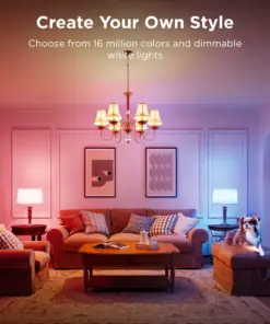 RGBWW Smart Wi-Fi LED Λάμπα Κερί Ε14 (2 pack) B600C Govee 1.SH.01.G072