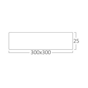 Πλαφονιέρα “Jade” slim 26W CCT Μαύρο 30×30 – BP07-10381