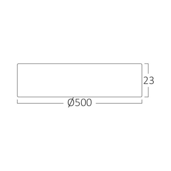 Πλαφονιέρα “Jade” slim 45W CCT Ø50 Ξύλο – BP07-00587