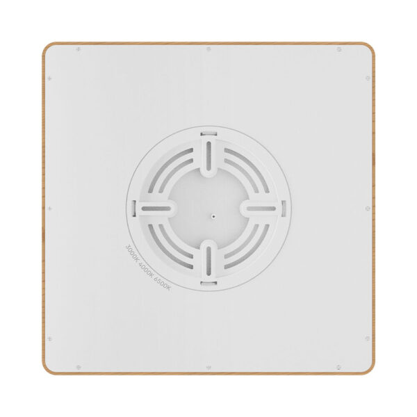 Πλαφονιέρα “Jade” slim 26W CCT Ξύλο 30×30 – BP07-10387