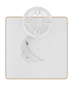 Πλαφονιέρα “Jade” slim 26W CCT Ξύλο 30×30 – BP07-10387