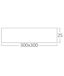 Πλαφονιέρα “Jade” slim 26W CCT Ξύλο 30×30 – BP07-10387