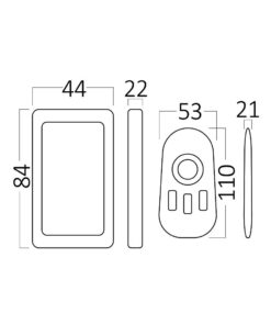 BRY-216W-18A-12/24VDC-RGB CONTROLLER Model: BY30-01120 – BY30-01120