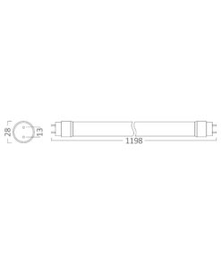 BRY-ADVANCE-18W-G13-SG-T8-GLS-4000K-LED TUBE – BA52-21281