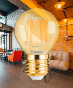 Λάμπα led σφαιρικό filament μελί 4W E27 2200K – BB37-00420