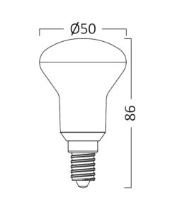 Λάμπα led R50 6W E14 3000K – BA34-00610