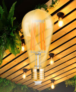 Λάμπα led ST64 μελί 6W E27 2200K dimmable – BB46-60620