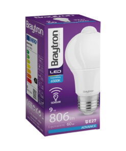 Λάμπα led με ανίχνευση κίνησης 9W E27 A60 6500K – BA14-70923