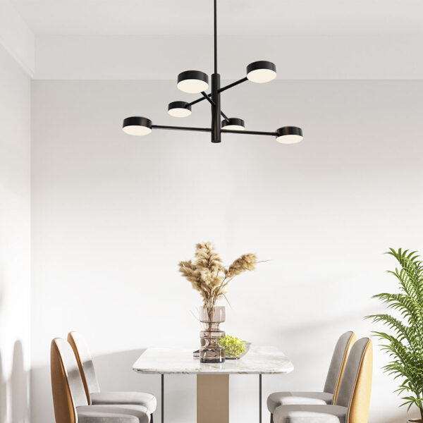 Κρεμαστό Led “Arcana” 48w  5280 lm 3000k Μαύρο – BH18-01101