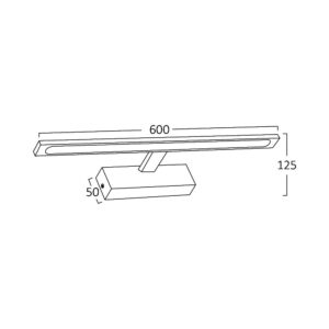 Φωτιστικό καθρέπτου Aria IP44 CCT 12w – BN12-00785