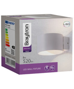 BRY-AVVA-WL01-8W-RND-WHT-3000K-WALL LIGHT – BH07-03000