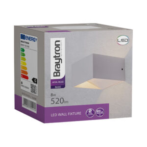 BRY-AVVA-WL02-8W-SQR-WHT-3000K-WALL LIGHT – BH07-03100